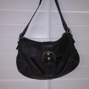 Coach Black authentic 100% leather cond. 9/10